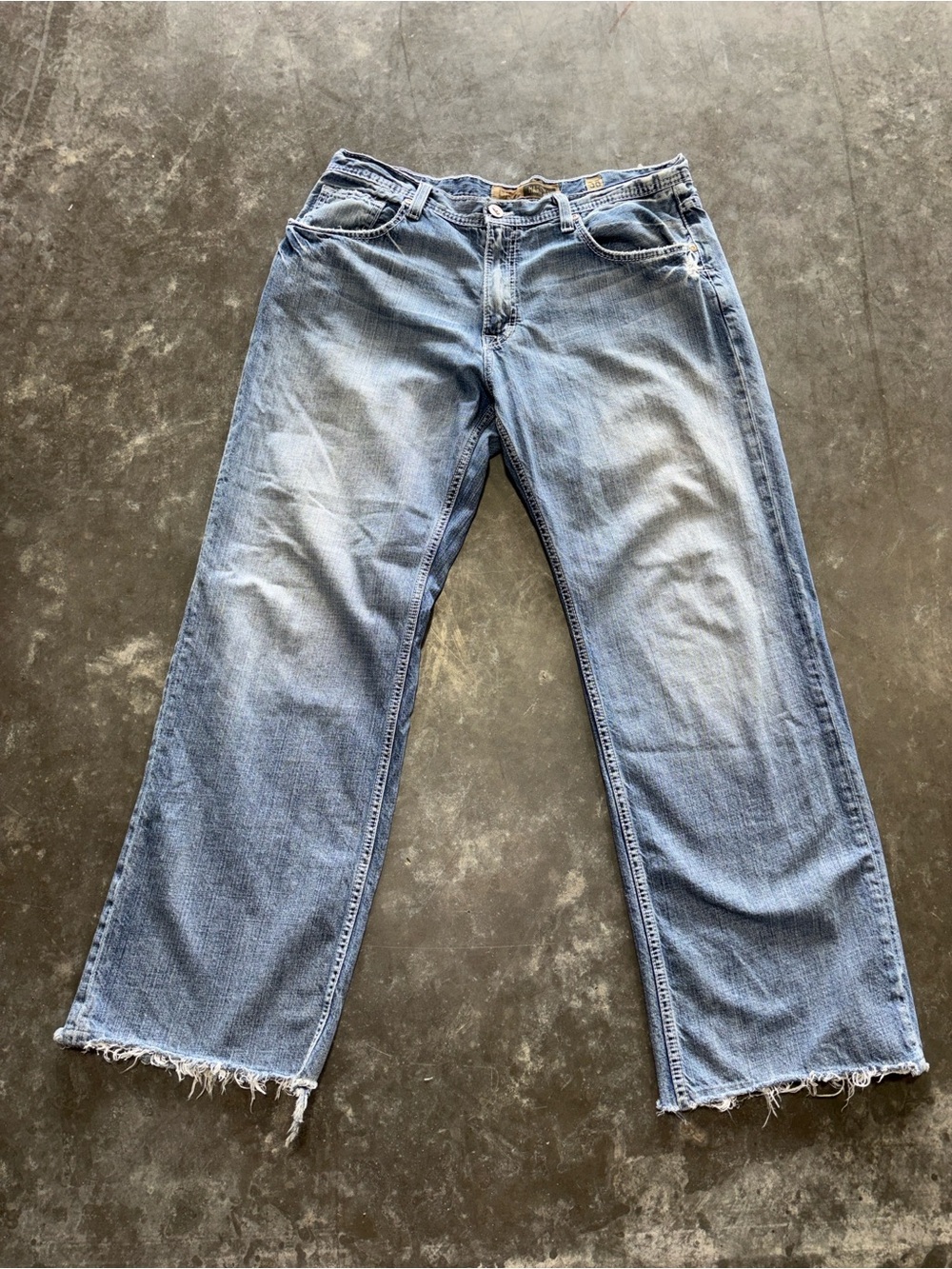 BKE Marshall Men’s 100% Cotton Denim Bootcut Western Blue Jeans Size 38X34